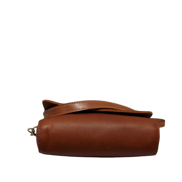 Portland Leather Goods Whiskey Leather Crossbody Bag EUC - Picture 5 of 11